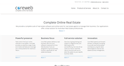 Desktop Screenshot of coreweb.com.au